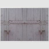 Oude grijze rioolontbinding van deur 20x30 tissuepapier (Voorkant)