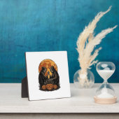 Oude Grim Reapers Halloween Pompoen Vector Ontwerp Fotoplaat (Insitu)