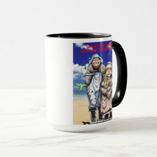 Oude groei mok (Voorkant rechts)