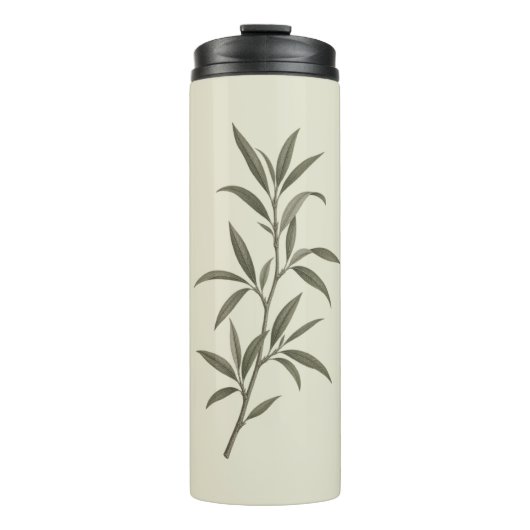 Oude groene amandeltak thermosbeker (Voorkant)