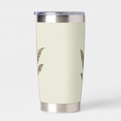 Oude groene bananenbladeren geïsoleerde drinkbeker (Rechts)