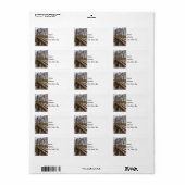Oude groene brug van 1912 etiket (Full Sheet)