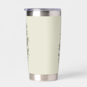 Oude groene rozemarijn tak geïsoleerde drinkbeker (Rechts)