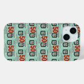 Oude groene strepen Case-Mate iPhone case (Achterkant (horizontaal))