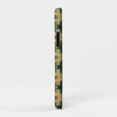 Oude groene witte oranje bloempatroon   Case-Mate iPhone case (Achterkant/rechts)