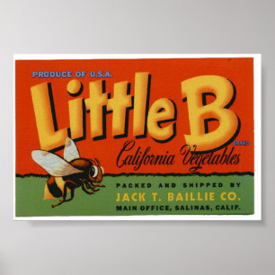 oude groente- en fruitsoorten poster