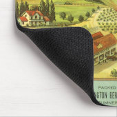 Oude Groenteblik Label Kunst, Rabarberboerderij Muismat (Hoek)