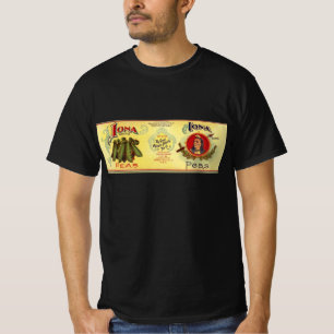 Oude Groentebliklabel Kunst, Iona Merk Erwten T-shirt