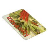Oude Groentebliklabel Kunst, Rabarberboerderij Magneet (Rechterzijde)