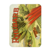 Oude Groentebliklabel Kunst, Rabarberboerderij Magneet (Verticaal)