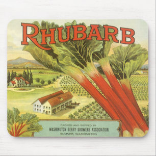 Oude Groentebliklabel Kunst, Rabarberboerderij Muismat