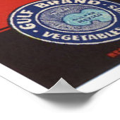 oude groenten kratelmerken poster (Hoek)