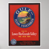 oude groenten kratelmerken poster (Voorkant)