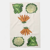 Oude Groenten; Wortels, Bloemkool, Sla Theedoek (Verticaal)