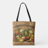Oude Groentetuin Tote Bag (Achterkant)