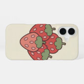 Oude Groep Aardbeien iPhone 16 Hoesje (Achterkant horizontaal)