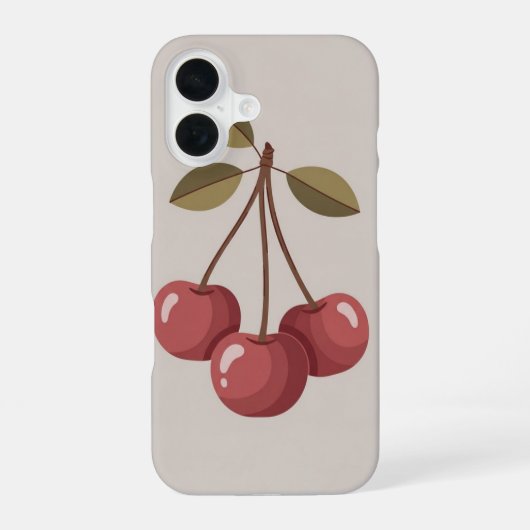Oude Groep Kersen iPhone 16 Hoesje (Achterkant)