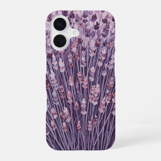 Oude Groep Lavendel iPhone 16 Hoesje (Achterkant)