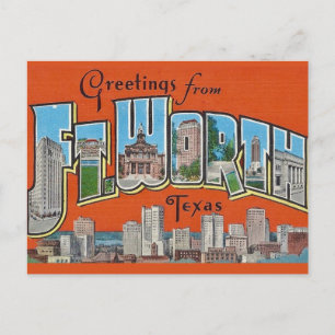 Oude Groet  Fort Worth TX  Briefkaart