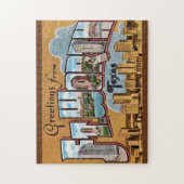 Oude Groet  Fort Worth TX  Legpuzzel (Verticaal)
