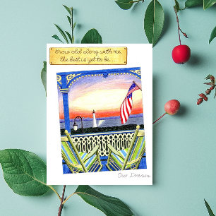 Oude groet met Briefkaart