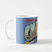 Oude groet uit Chicago Koffiemok (Links)