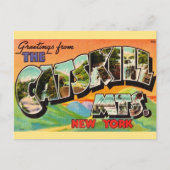 Oude groeten uit de Catskill Mountains Briefkaart (Voorkant)