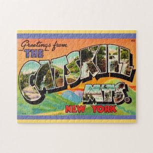 Oude groeten uit de Catskill Mountains Legpuzzel