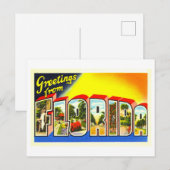 Oude Groeten uit Florida Briefkaart (Voorkant / Achterkant)