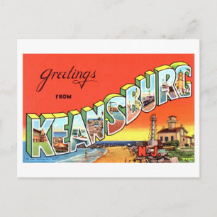 Oude groeten uit Keansburg, New Jersey, Briefkaart