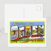 Oude groeten uit Ogden, Utah, Briefkaart (Voorkant / Achterkant)