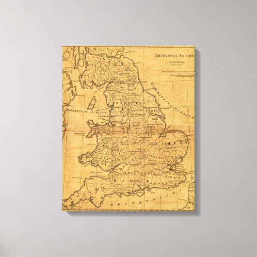 Oude Groot-Brittannië Canvas Afdruk (Voorkant)