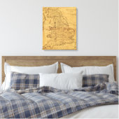 Oude Groot-Brittannië Canvas Afdruk (Insitu (Slaapkamer))