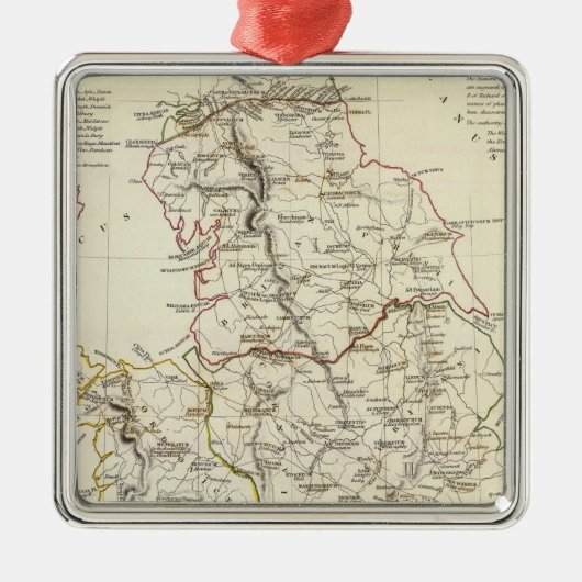 Oude Groot-Brittannië I Metalen Ornament (Voorkant)