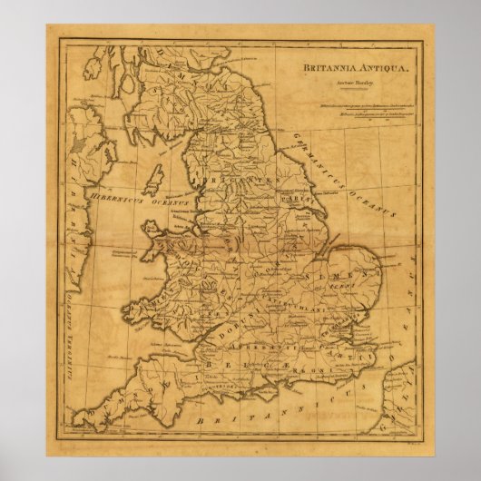 Oude Groot-Brittannië Poster (Voorkant)