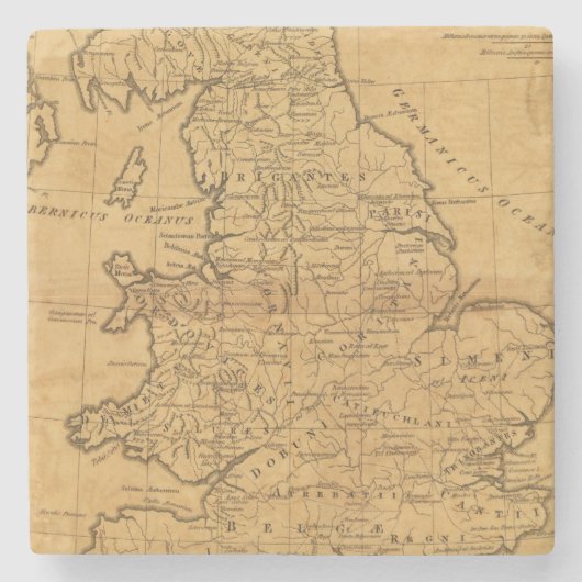 Oude Groot-Brittannië Stenen Onderzetter (Voorkant)