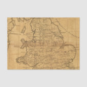 Oude Groot-Brittannië Tissuepapier (Voorkant)