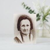 Oude grootmoeder van het portret briefkaart (Staand voorkant)