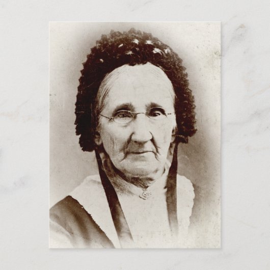 Oude grootmoeder van het portret briefkaart (Voorkant)