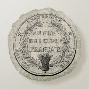 Oude Grote Zegel van Frankrijk Rond Kussen