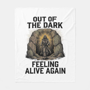 Oude Grotten Revival Gravure Shirt Ontwerp_1 Fleece Deken