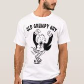 OUDE GRUMPY, Funny Mannen-Shirts T-shirt (Voorkant)