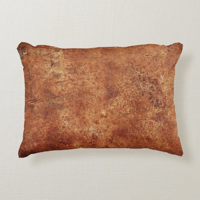 Oude Grunge rustieke metalen textuur Accent Kussen (Voorkant)