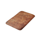 Oude Grunge rustieke metalen textuur Badmat (Gekanteld)