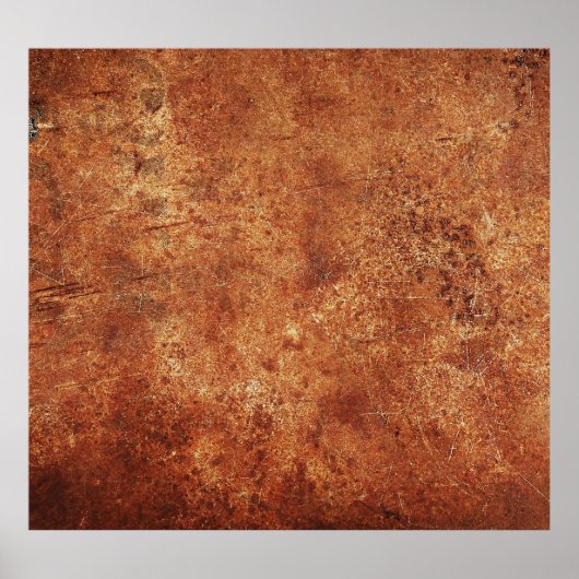 Oude Grunge rustieke metalen textuur Poster (Voorkant)