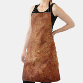 Oude Grunge rustieke metalen textuur Schort (Insitu)