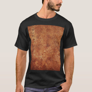Oude Grunge rustieke metalen textuur T-shirt