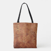 Oude Grunge rustieke metalen textuur Tote Bag (Achterkant)