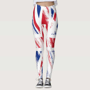 Oude  Grunge Verenigd Koninkrijk Vlag Leggings