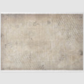 Oude Grungy Geel Krantenpapier Tissuepapier (Voorkant)